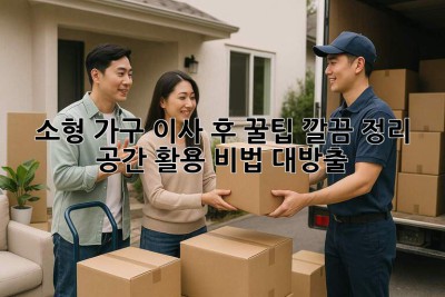 소형 가구 이사 후 꿀팁🍯: 깔끔 정리 & 공간 활용 비법 대방출!